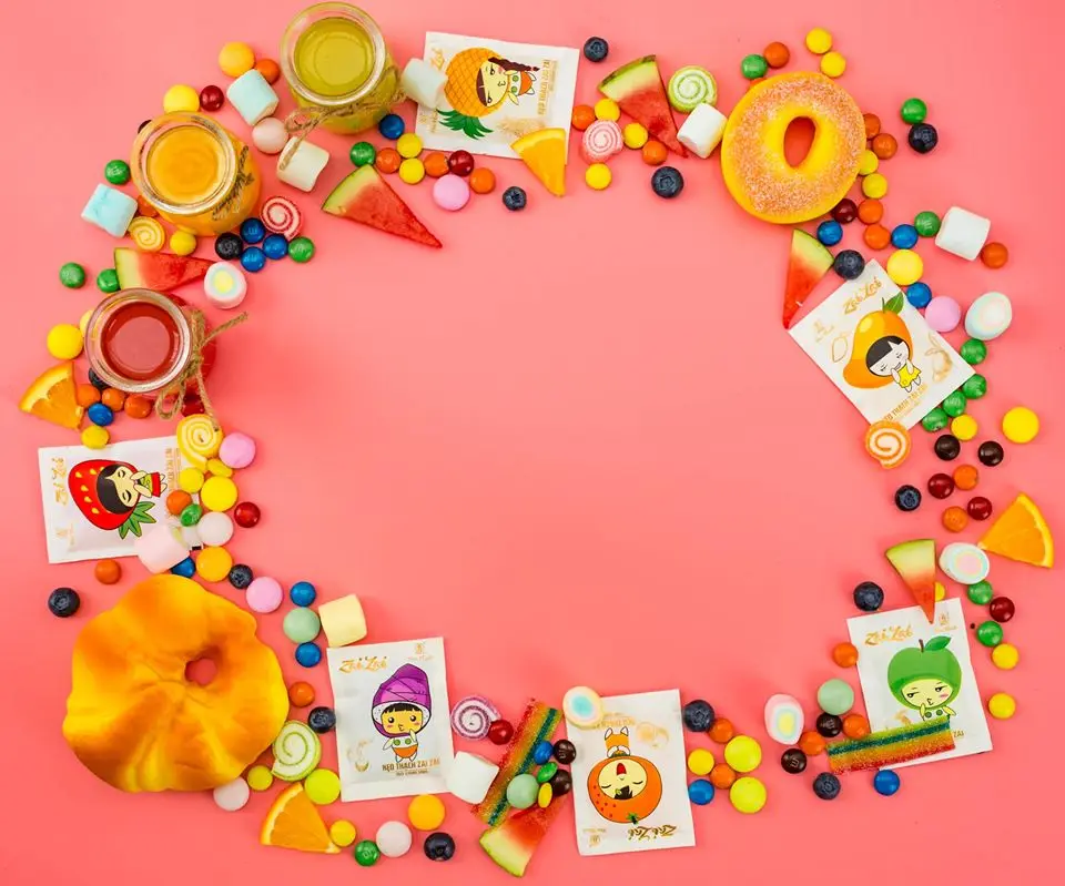 Вьетнам производитель поставки Zai желе пудинг конфеты Милая упаковка для детей 350 г пакет специальное предложение