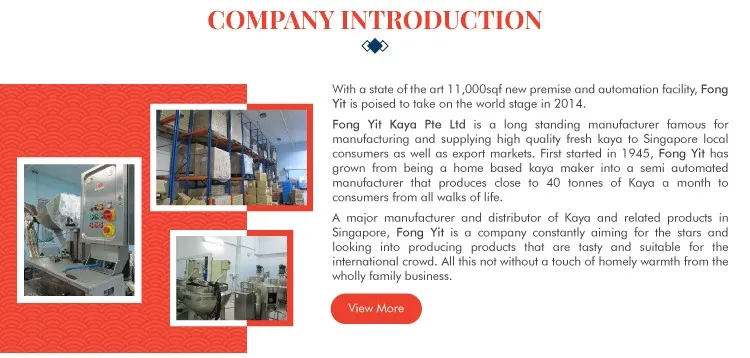 No Preservatives Flavorful Low Sugar Content Premium Less Sugar XO Kaya Coconut Jam For Healthy Breakfast