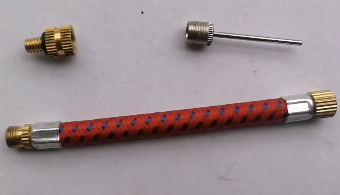 Vtogether V00042600  Basketball and Soccer Ball Inflation Needles  tube hose and sv to av adapter set