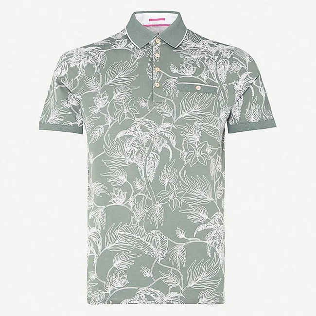 
 Оптовая продажа, Высококачественная Роскошная Повседневная приталенная стильная рубашка поло с коротким рукавом  