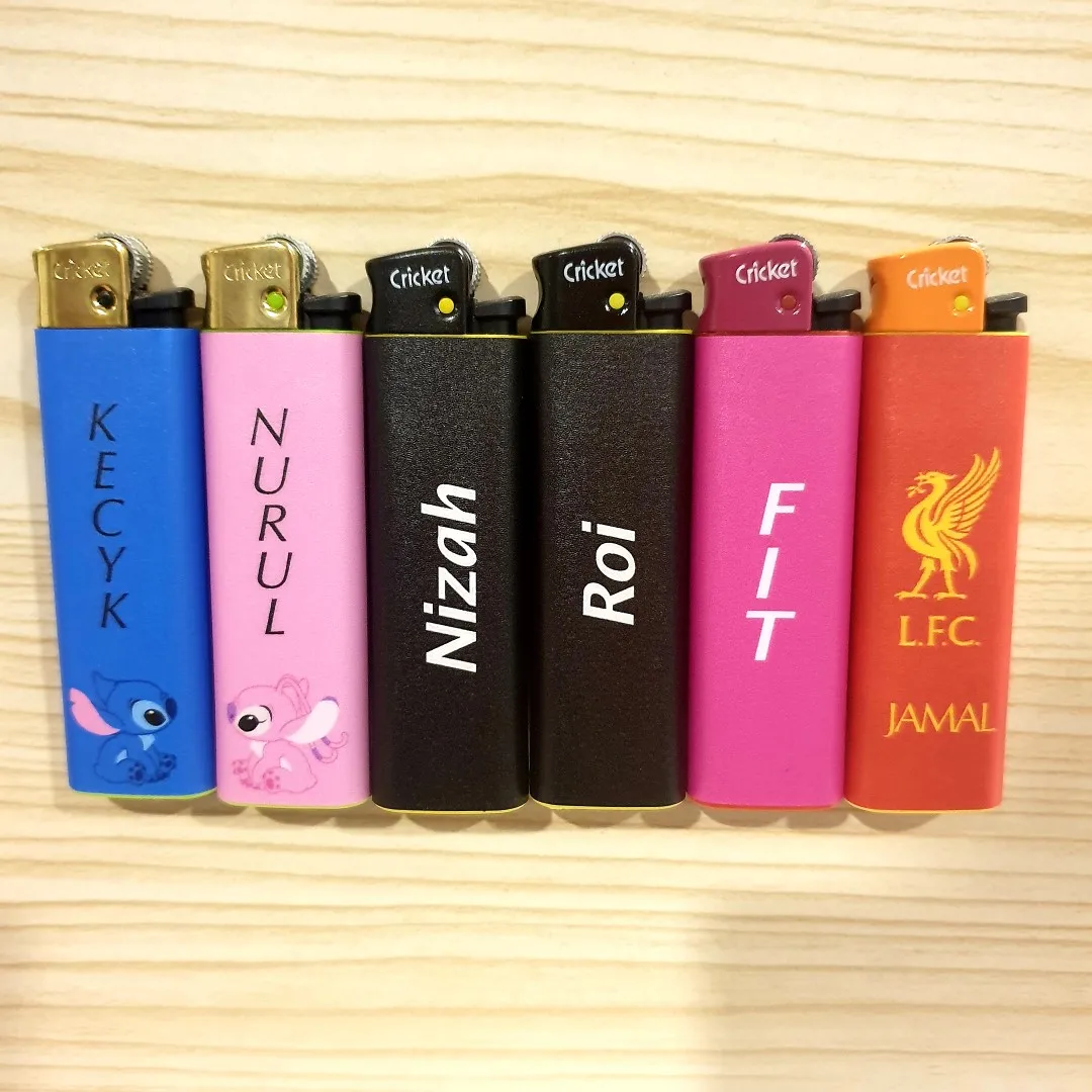Factory Custom Bulk Cheap Plastic Gas Disposable Cricket Lighters.