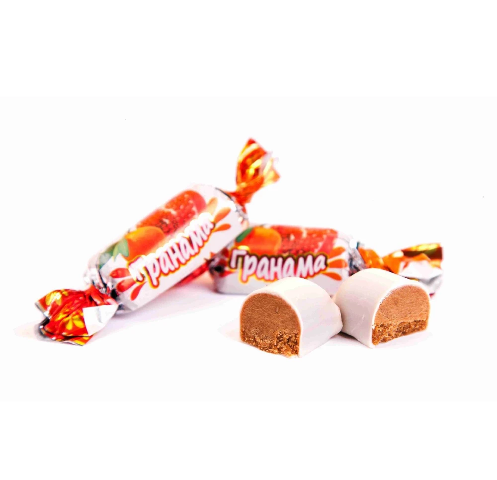 
 Глазурованная помадная конфета с ароматом мандарина и грейпфрута  