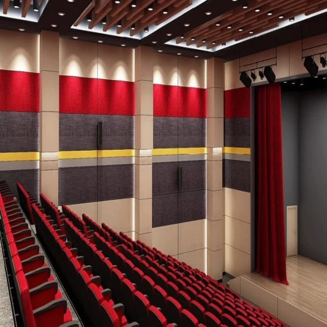 studio sound isolation wall covering noise absorbing proofing  acoustic polyolefin fabric for acoustic panel covering studio