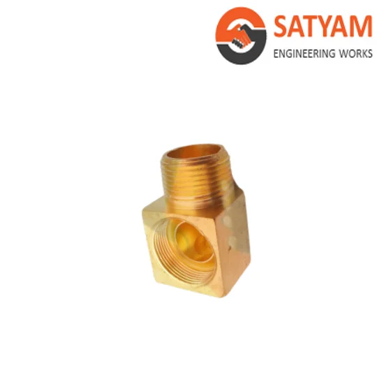 Brass 90 Degree street Elbow pipe fittings on hot sale by ISO standard Indian manufacturer company