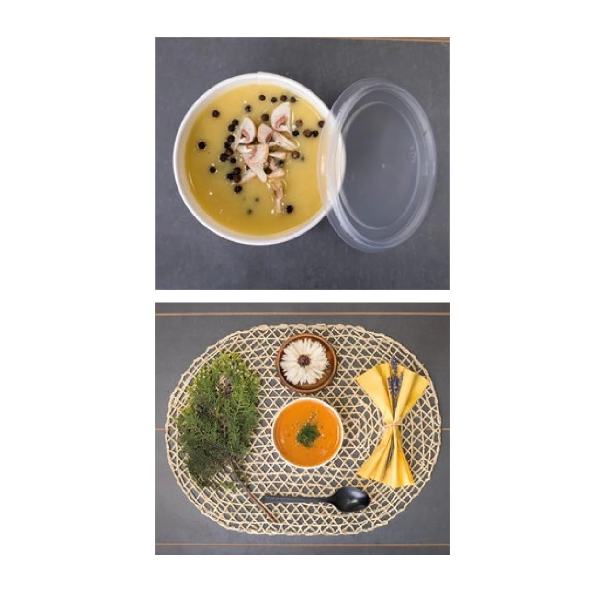 Ecofriendly kraft paper food box lunch box with window salad contain package corrugated cardboard custom box packaging with logo