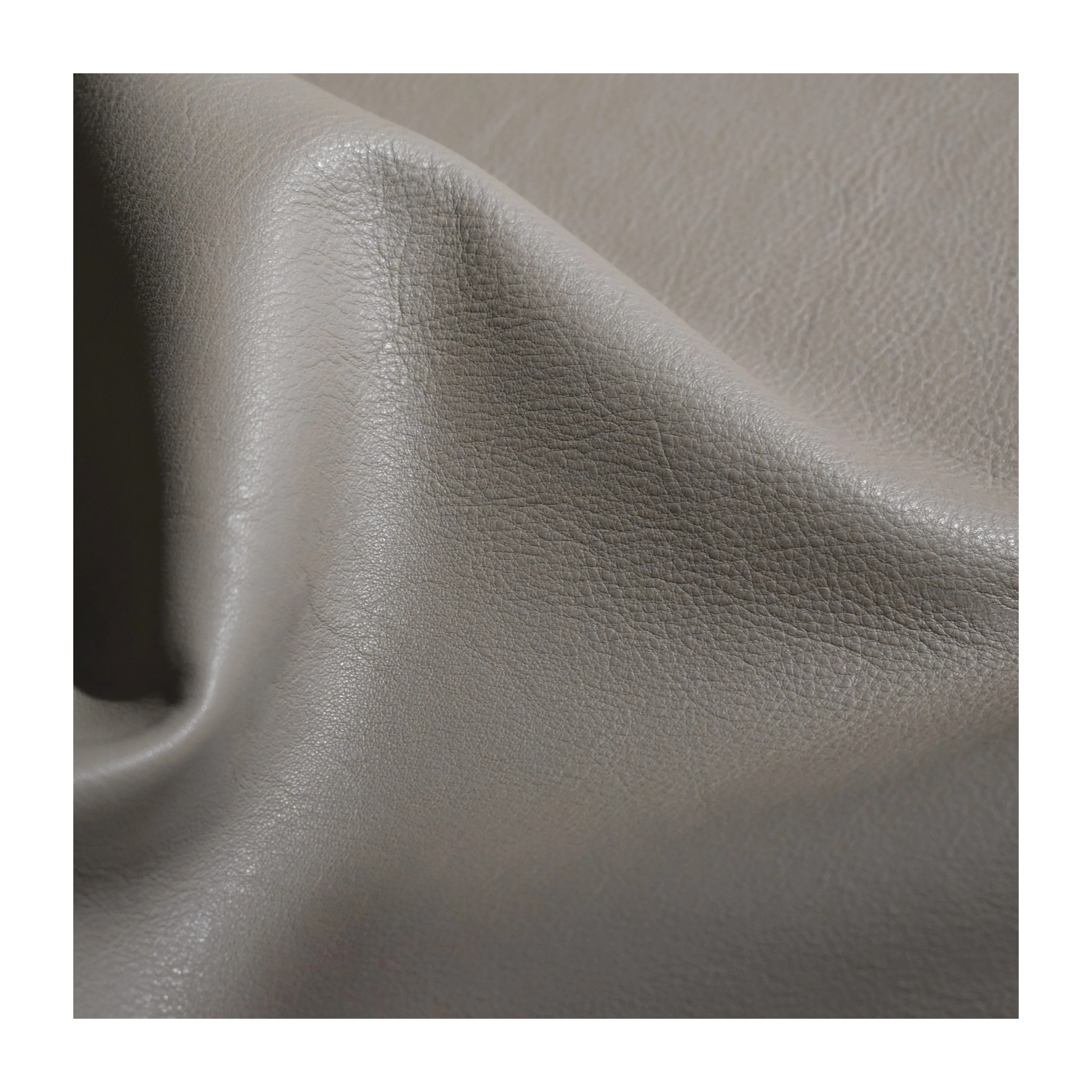 Cow Grain Leather Thickness 1.1 1mm Item Gray Madras