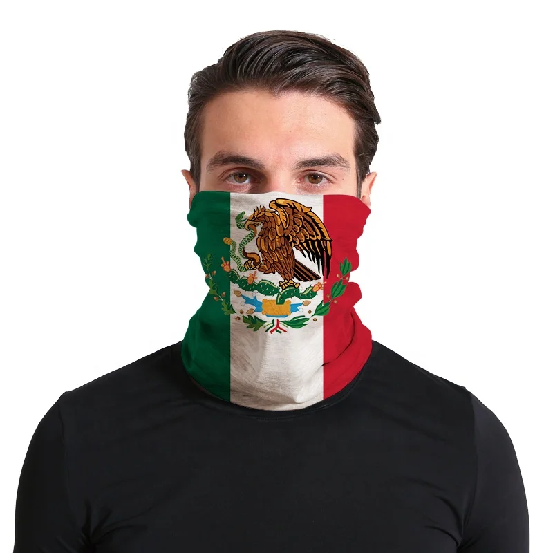 Мексиканский шейный обогреватель волшебный тюрбан из микрофибры под заказ мотоциклетная бандана