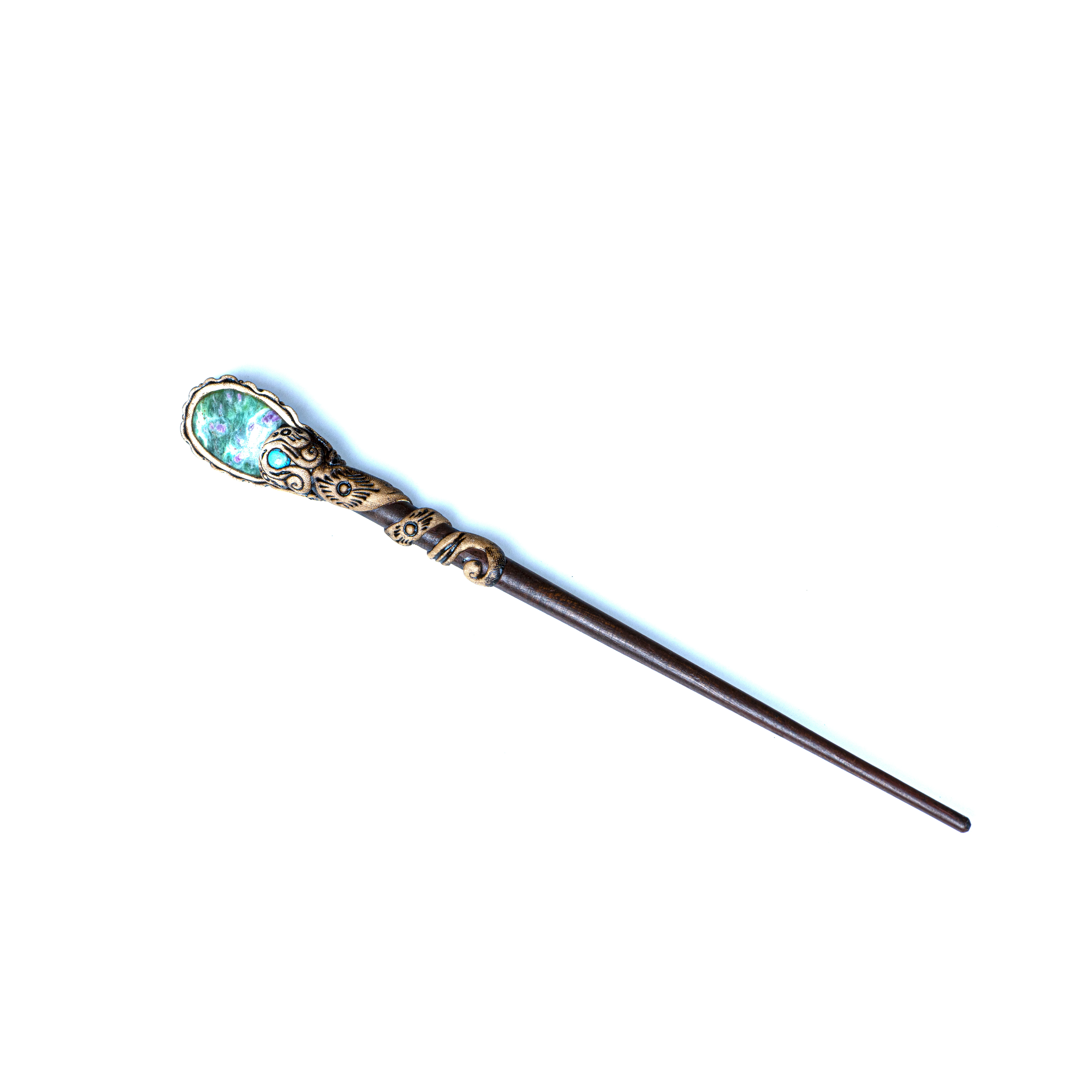 Pulsed/Ruby Emerald Vintage Simulated hair Clip Crystal Rhinestone Hairpin Hair Accessories Jewelry Hair Sticks