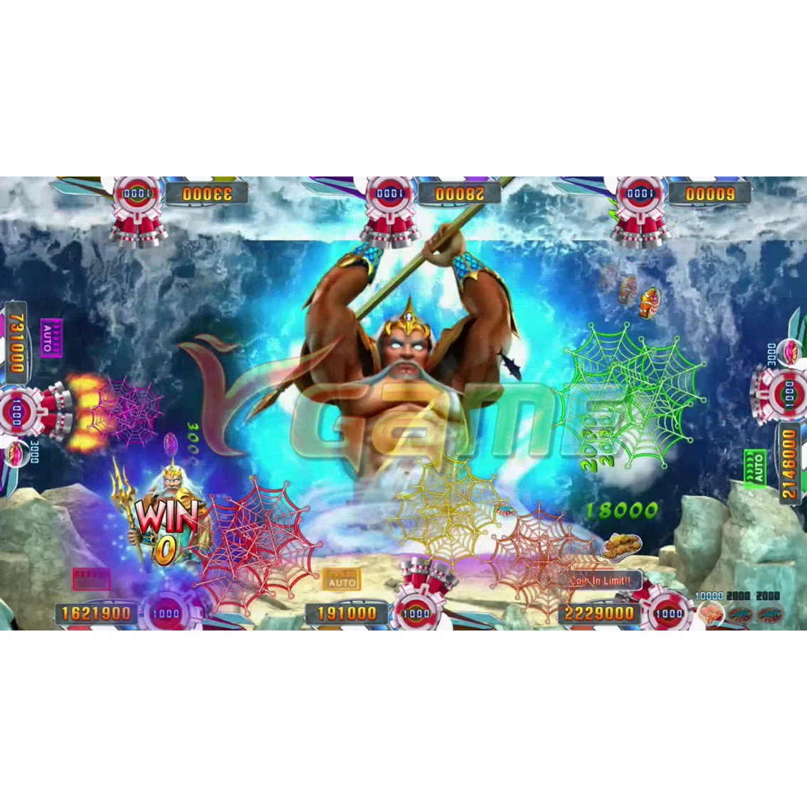 Настольная игра для стрельбы-Ocean Force - Fish игровых автоматов и розыгрышей