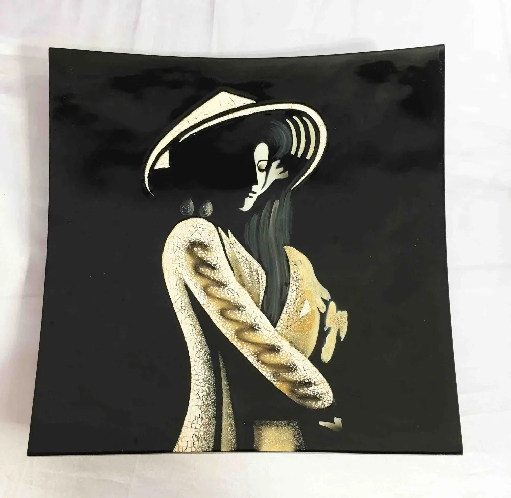 
Lacquered wooden plates classic traditional Vietnamese style cheap price 