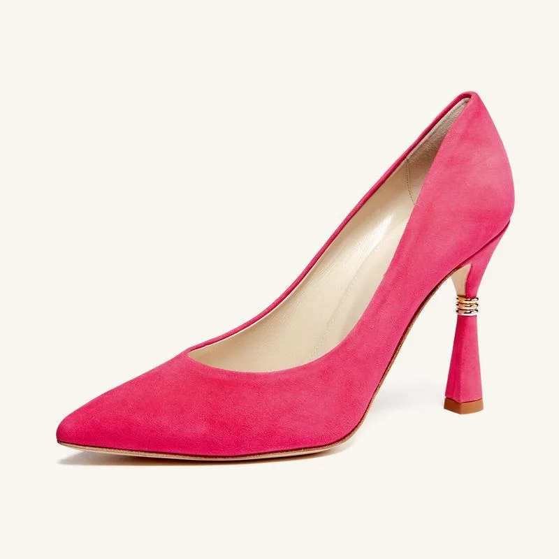 Women High Quality Low Price High Heeled Pink Color Pumps Sandals Shoe (sandalias Mujer) Other Color Options Available