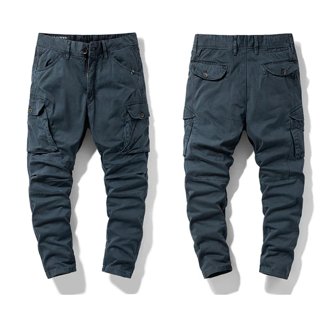 hot sale fashion casual tactical mens cargo trousers sports work cotton cargo pocket pants men with custom logo and colors