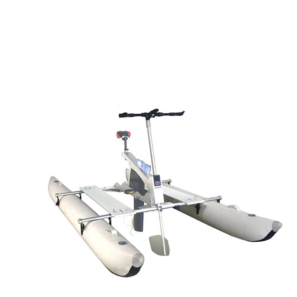 
Funny inflatable water bike with tube Inflatable floating water bike tube 