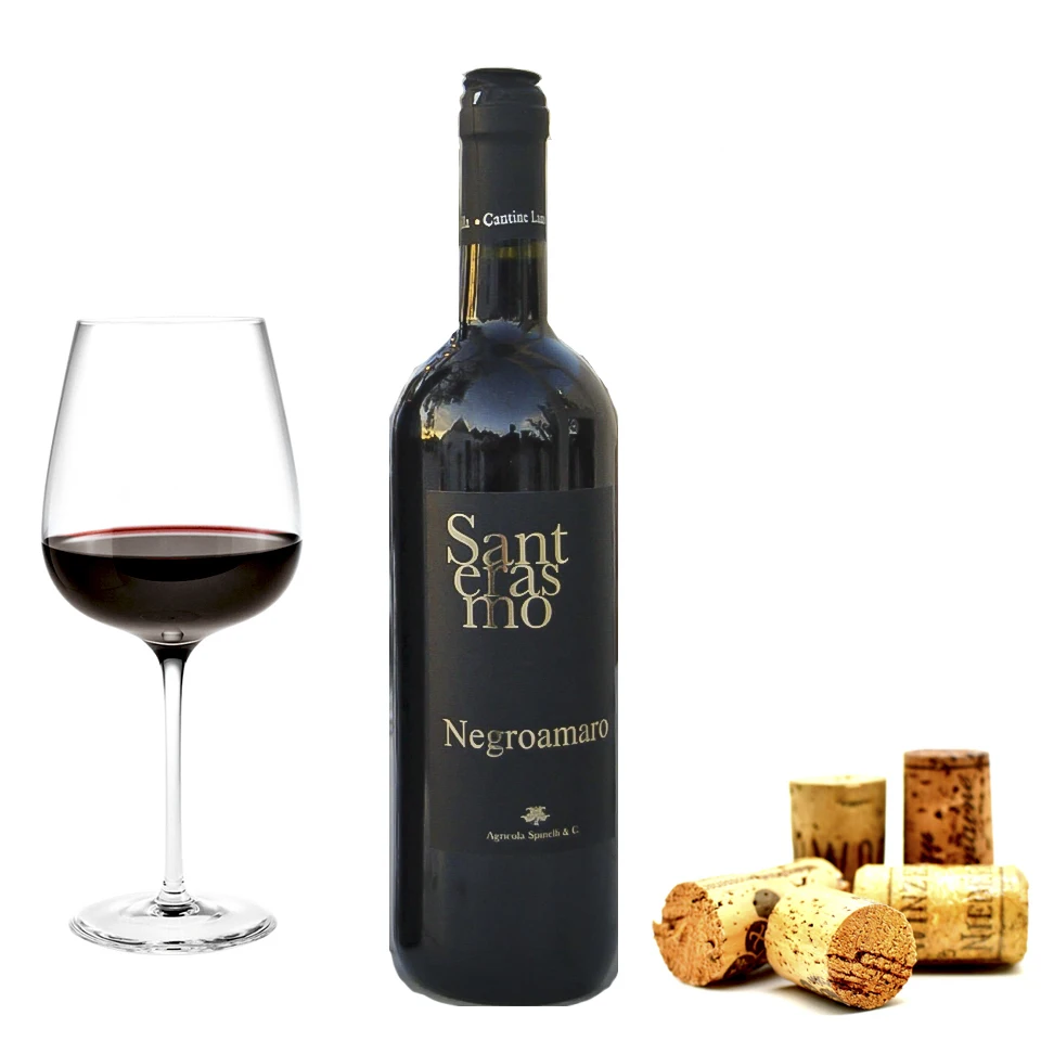 Santerasmo Negroamaro Red wine 0,75L | Dry | For Elegant Dinners