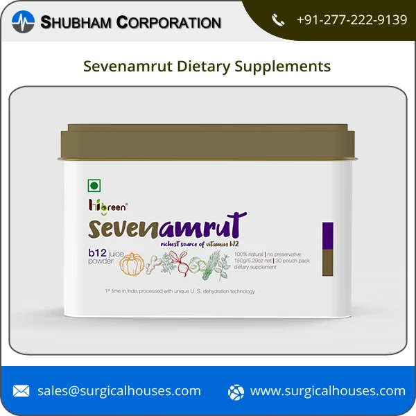 Herbal Dietary Supplement Sevenamrut Dietary Supplement Juice Powder 150 gm