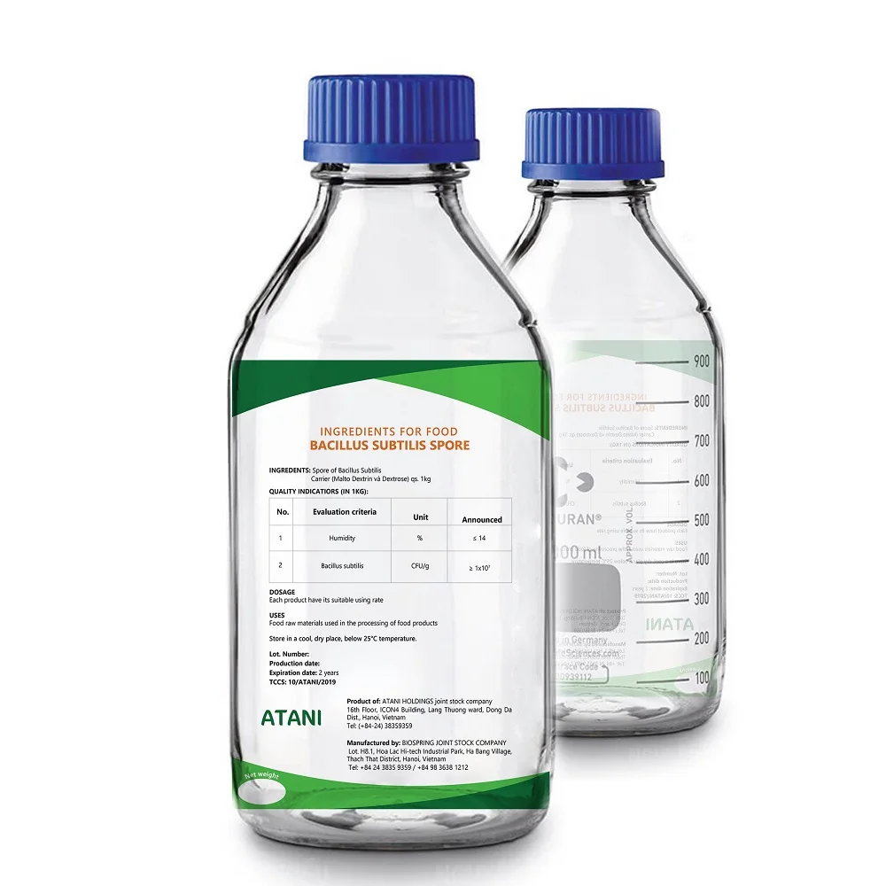Лучшая цена кормовое пищевое сырье для человека Bacillus subtilis spore из