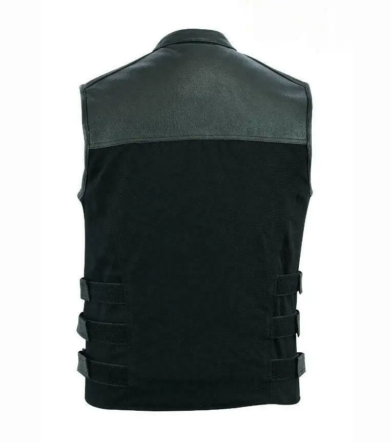 Женский Байкерский кожаный жилет ручной работы мотоциклетный бронированный из натуральной кожи изготовленный на заказ оптовая продажа с завода OEM