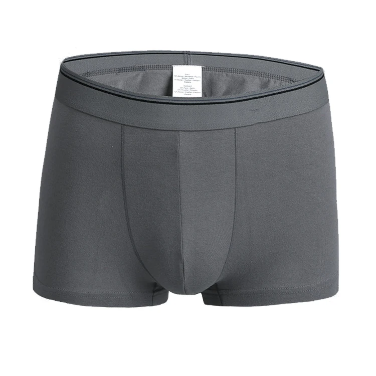 custom comfortable bamboo boxer briefs for men underwear plus size