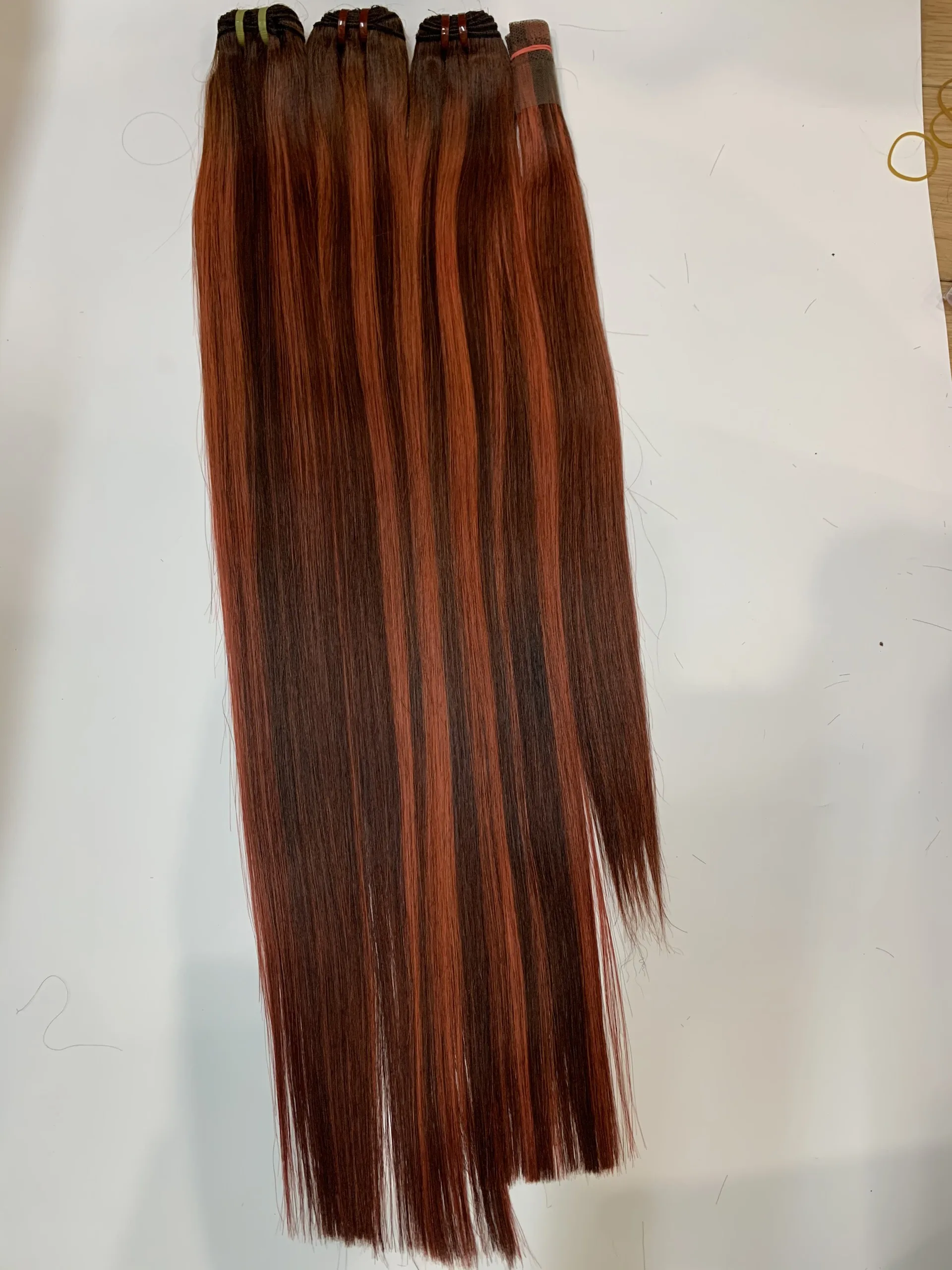  Парик волос Топ Тренд в Нигерии цвет хайлайтера Короткие Длинные и длинные волосы пучки застежки супер двойные