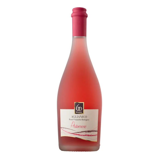 
ORGANIC ITALIAN AGLIANICO SPARKLING ROSE WINE PUGLIA IGT 750ml 