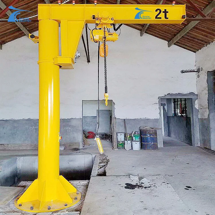  Электрический подъемник SEVENCRANE типа BX Поворотный однорычажный кран с колесиком