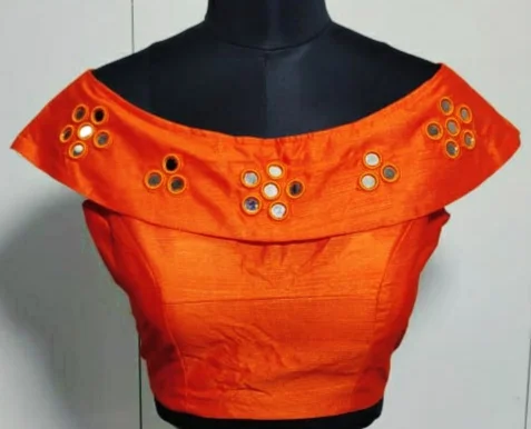 Ethnic Garment Shinning Bright Diamond Silk Blouse Ready Towear Saree Party Wear Wedding Stitched to All Size