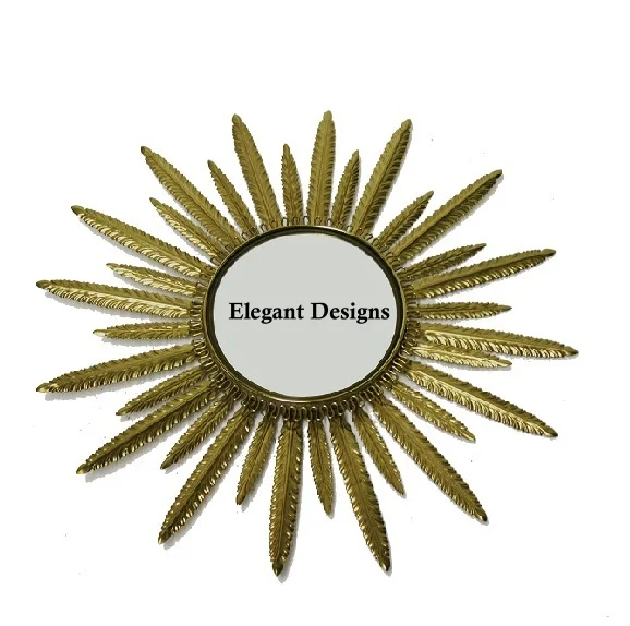 Wholesaler & Supplier Of Metal Wall Mirror Elegant Designer Handmade Mirror American Stylish Newly Fashionable Wall Mirror