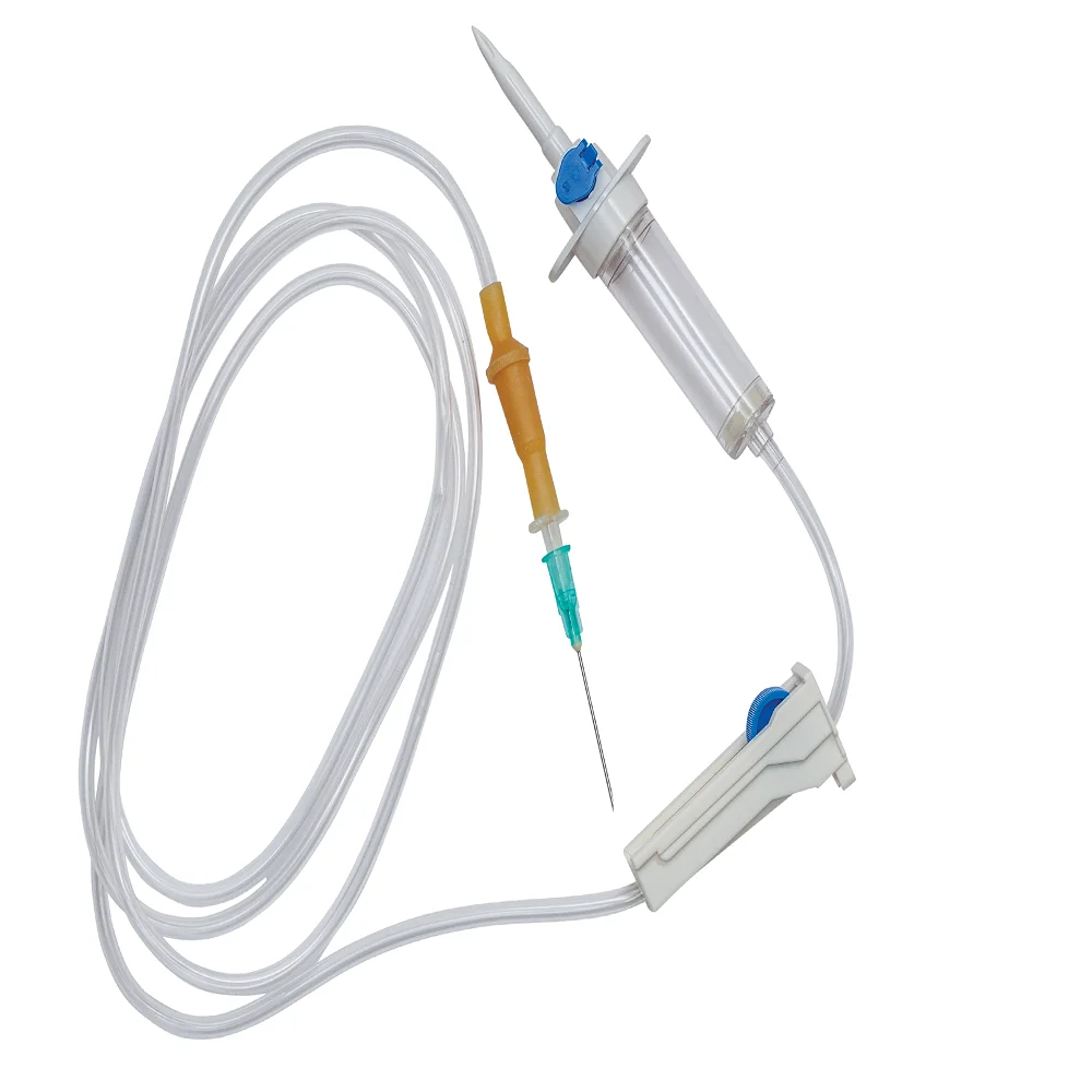 
Infusion set is Clear Transparent Flexible regular quality 