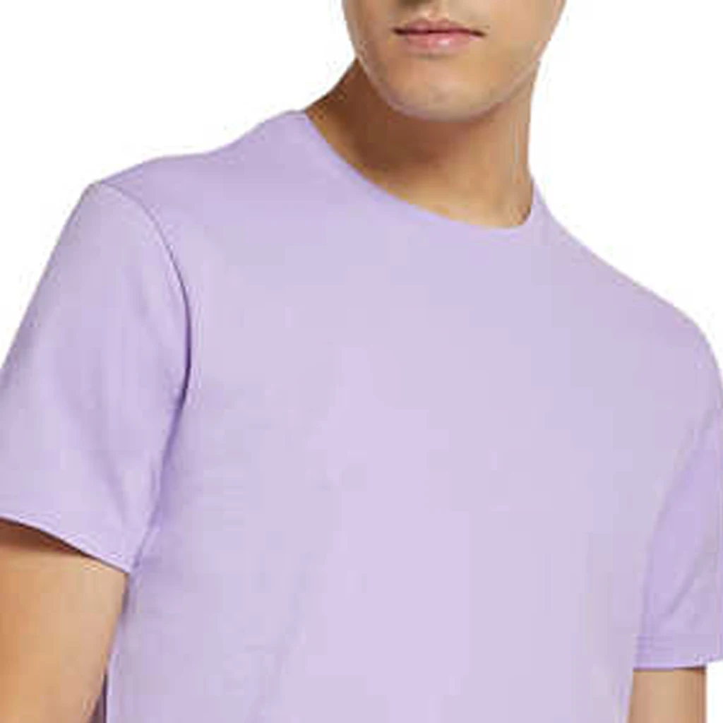 2021 custom made New Stylish Men Tees Plain T Shirt for Men Purple Crew Neck 100% Cotton Plain T shirt For Men