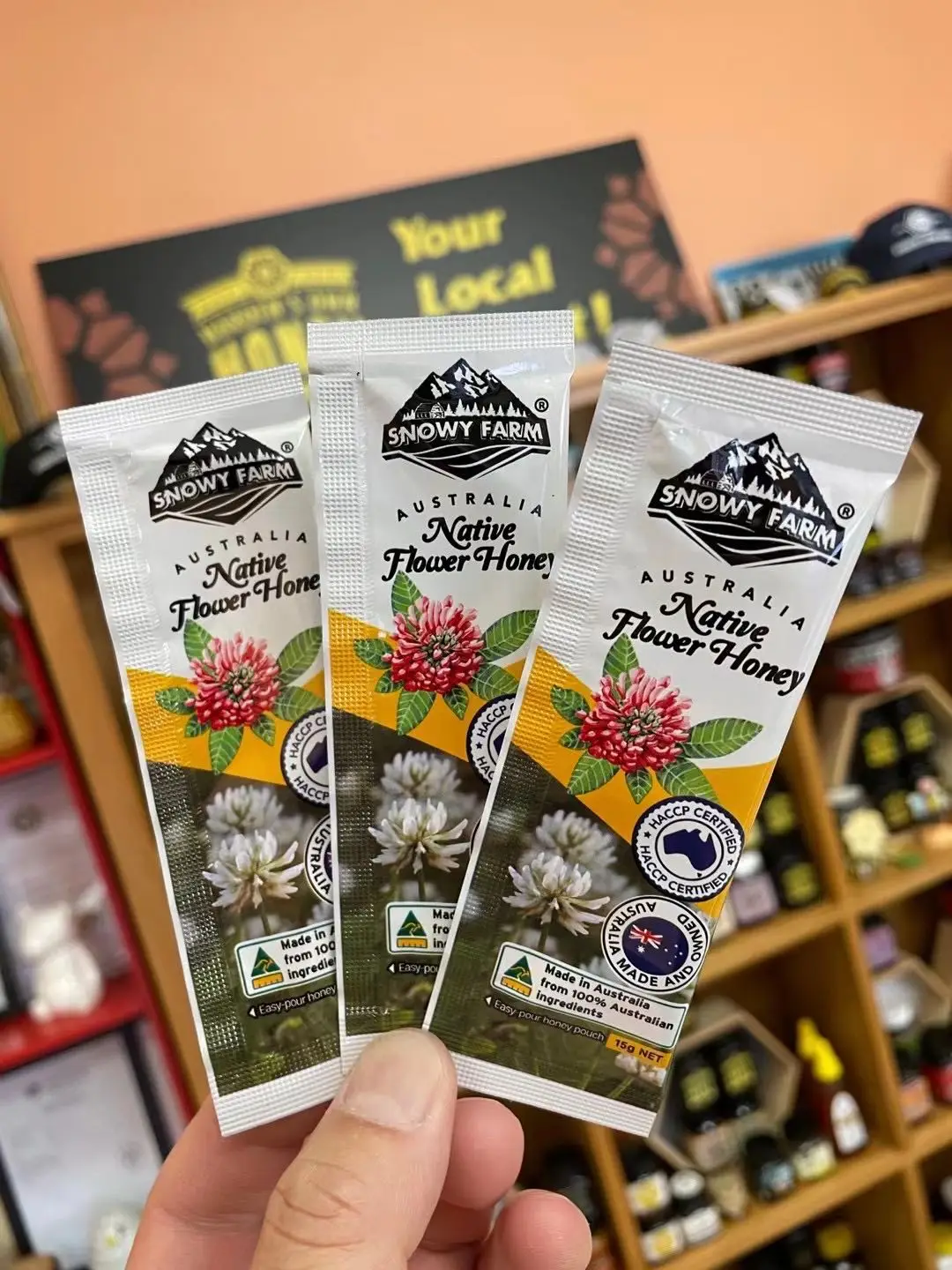 100% Nature  Pure Australia Manuka Honey  - MGO 514+ (15+) 15g Sachet - Private Label