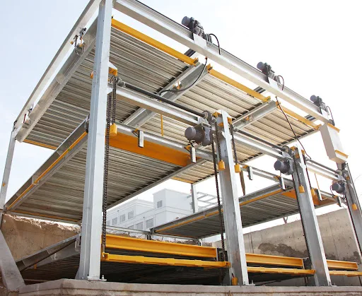 hydraulic car garage duplex Parking solution automatic smart vertical Puzzle parking system