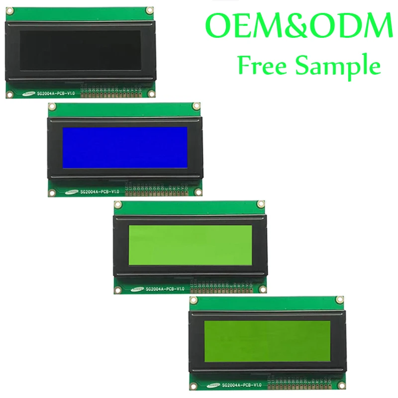 20x4 small STN/FSTN/FFSTN Monochrome lcd display