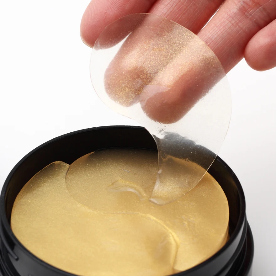 puffy eyes eye patches dark circles FROM NATURE Gold Hydrogel Eye Patch Mask korean cosmetics