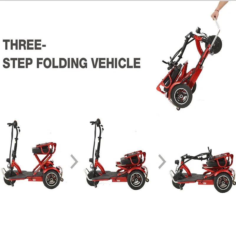 Электрический скутер с кабиной продажа завода мотоцикл легкий трехколесный велосипед мобильный для пожилых людей