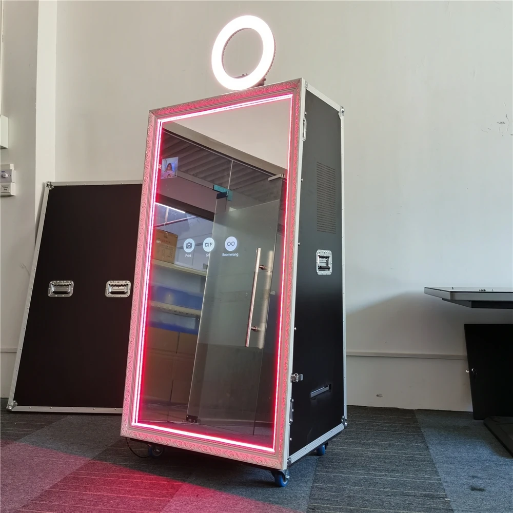  Kiosk Wedding High Quality Party Selfie Photo Mirror Booth Led Fram Machine