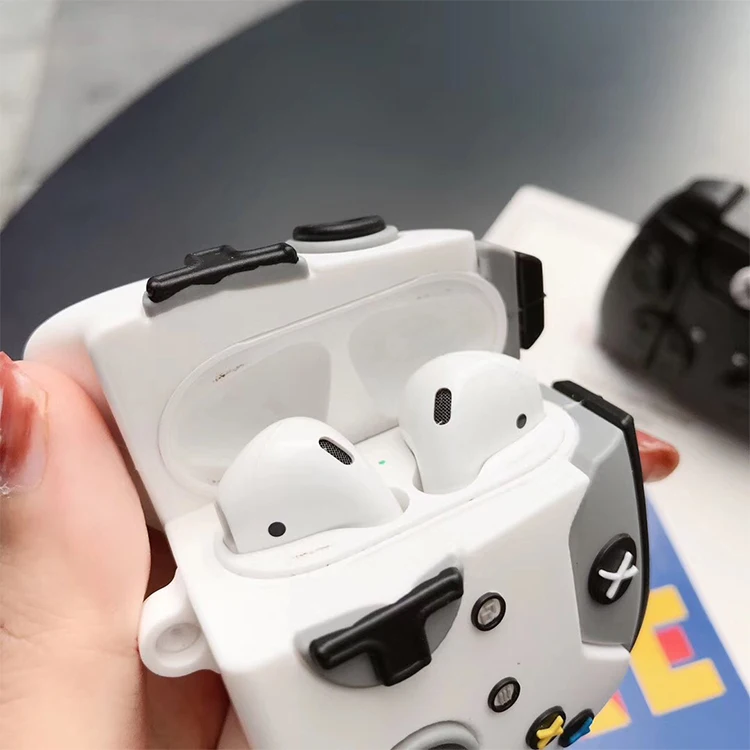 X коробка для Airpod чехол силиконовый Airpods мультяшный