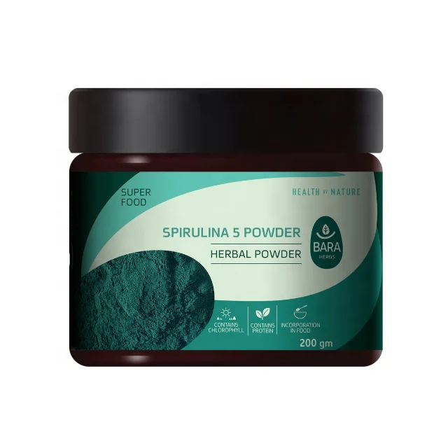 High Nutritional Value and Rich in Nutrients Spirulina 5 Powder OEM for Skeletal Health Anemia Metabolic Syndrome