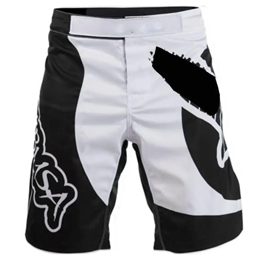 Боксерские шорты для мужчин, спортивные шорты для фитнеса, боевых искусств, смешанных боевых искусств, с индивидуальным дизайном, с принтом, высококачественный материал