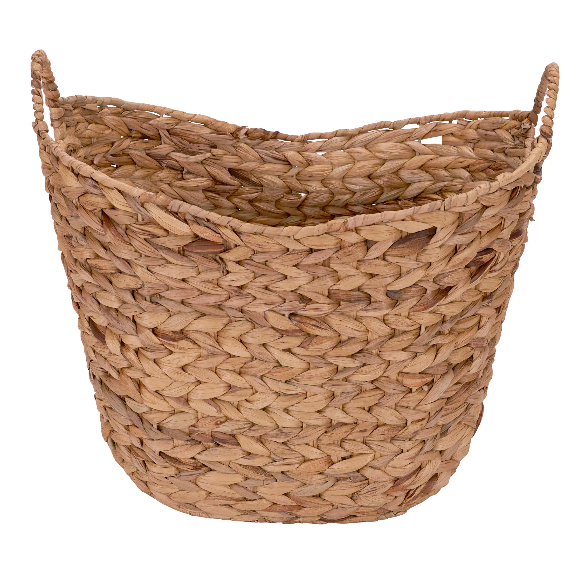 Vietnam Manufacturing Wicker woven planter storage basket wholesale water hyacinth laundry basket dirty clothes bucket