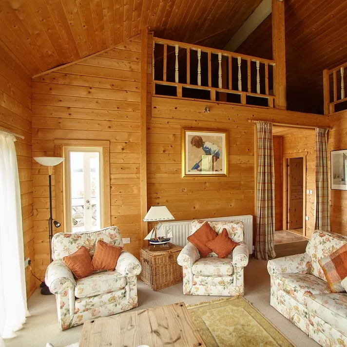 
customize solid wooden house flat packed self build optimized direct from factory prefab 