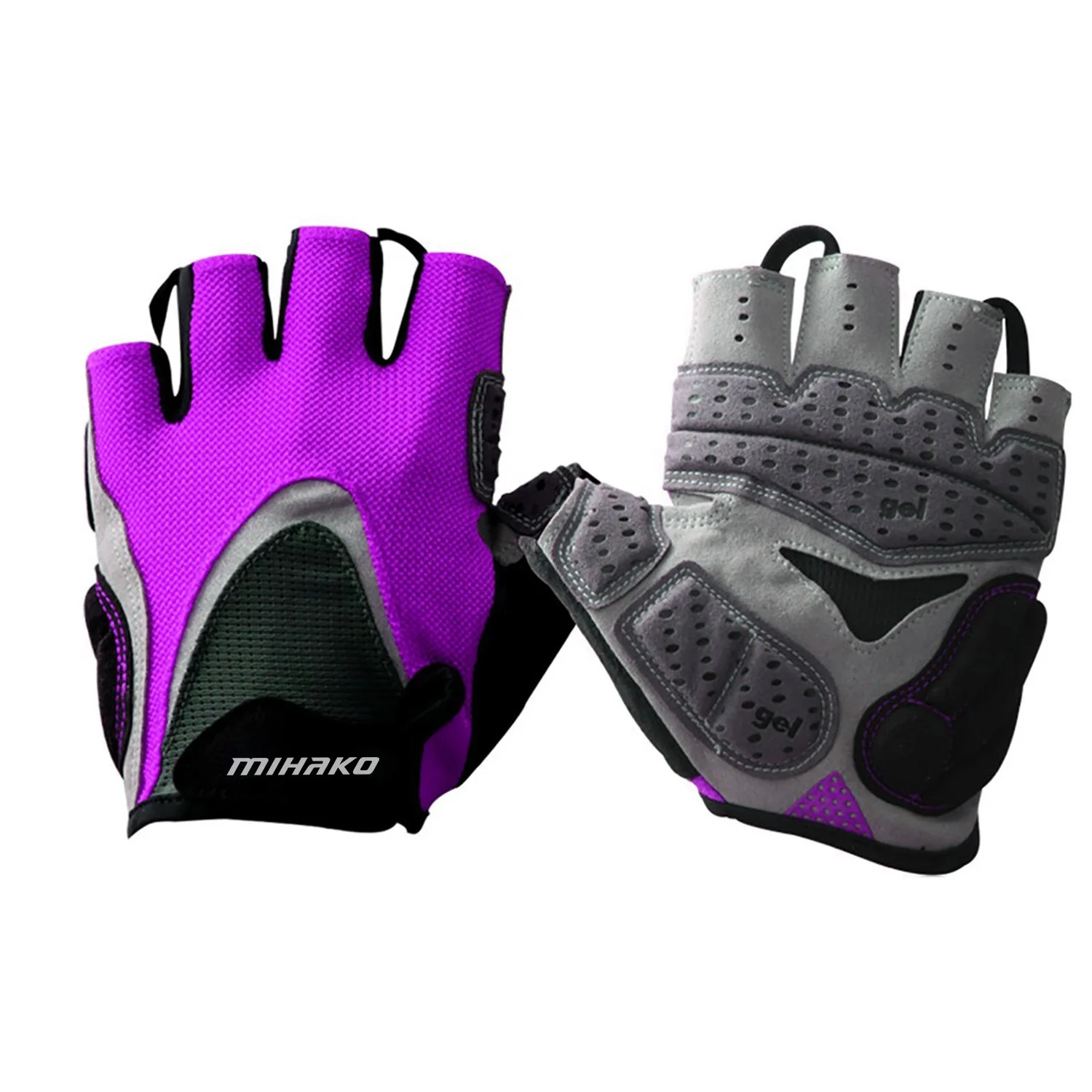 Non-Slip Breathable bicycle accessories Cycling Gel Pad Short Half Finger Gloves Fixed Sports Riding Gloves