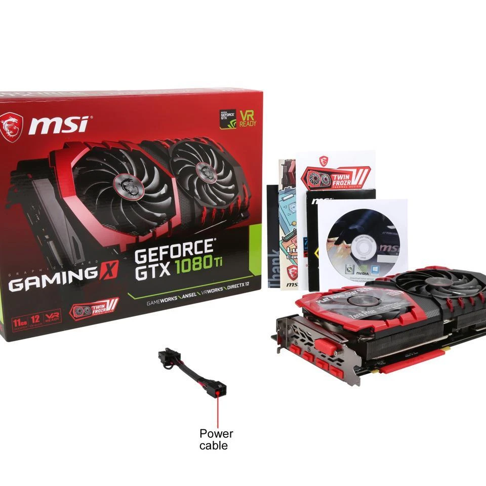 
Графическая карта MSI GTX 1080 Ti GAMING X 11 ГБ, 352BIT GDDR5X PCI, оптом 