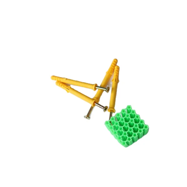 8 мм нейлоновая настенная заглушка для анкерного гвоздя, пластиковый расширительный гвоздь для трубы