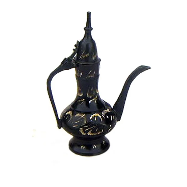  Новое поступление латунный кувшин Aftaba черный готовый дешевый из Арабской латуни стандартного качества для Ближнего Востока продажи