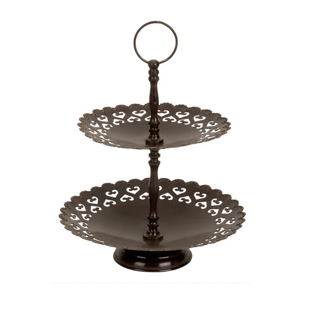 Dessert Mini Cup Cake Stand Wedding Decorating Tray Base Plate High Quality Multilevel Silver Round Birthday Cake Stand