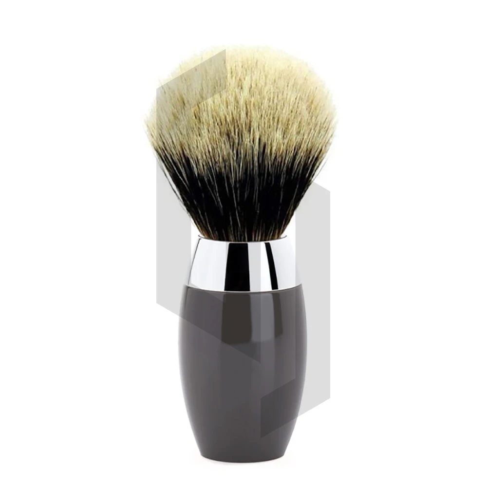 Индивидуальная торговая марка оптовая продажа эко-веганская синтетическая нейлоновая Мужская щетка для чистки бритья с деревянной ручкой и шеей Парикмахерская Кисть