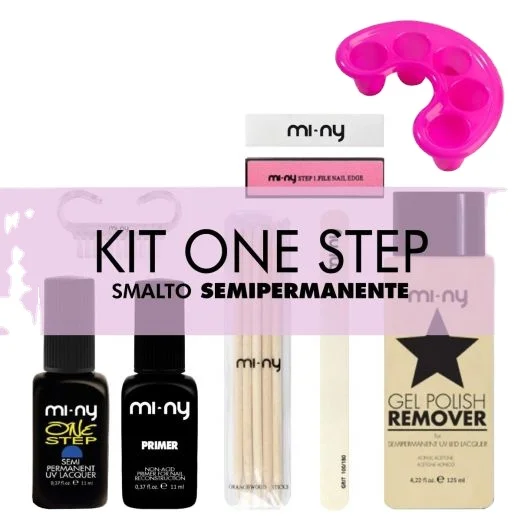 ITALIAN HIGH QUALITY KIT ONE STEP TRAVEL WHITE LED LAMP FOR A PERFECT APPLICATION OF GEL NAIL POLISH