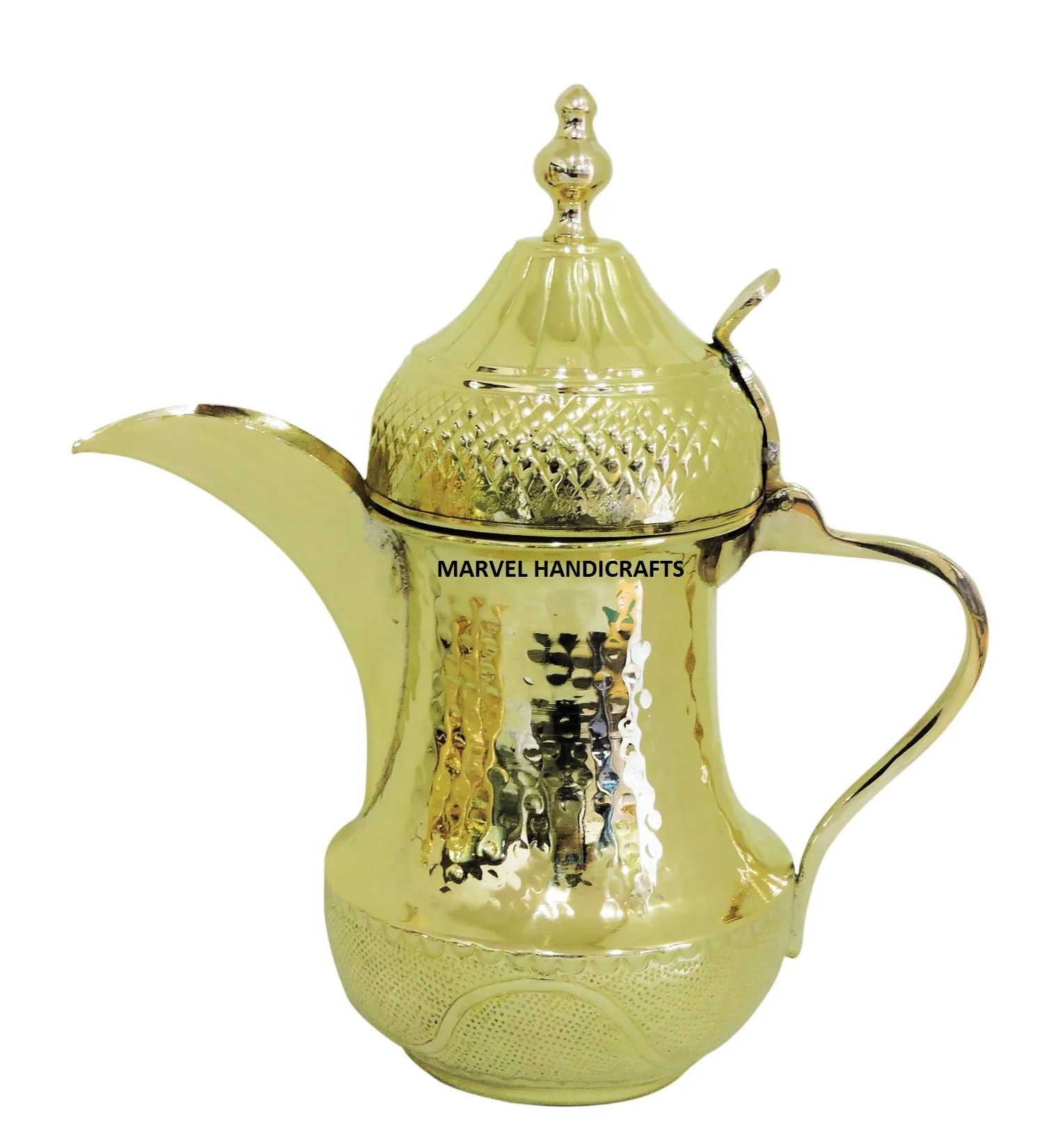 TRADITIONAL ARABIC BRASS DALLAH TEA COFFEE POT MANUFACTURER FROM INDIA DALLAH ARABIC COFFEE MAKER EID DECOR COFFEE & TEA SETS
