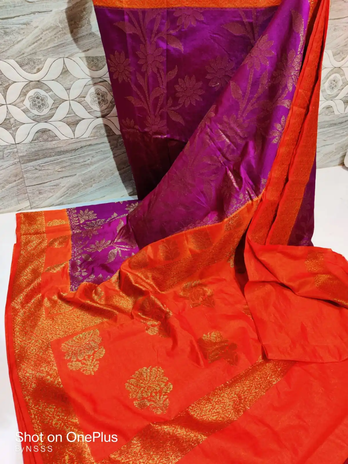 semi dupion saree