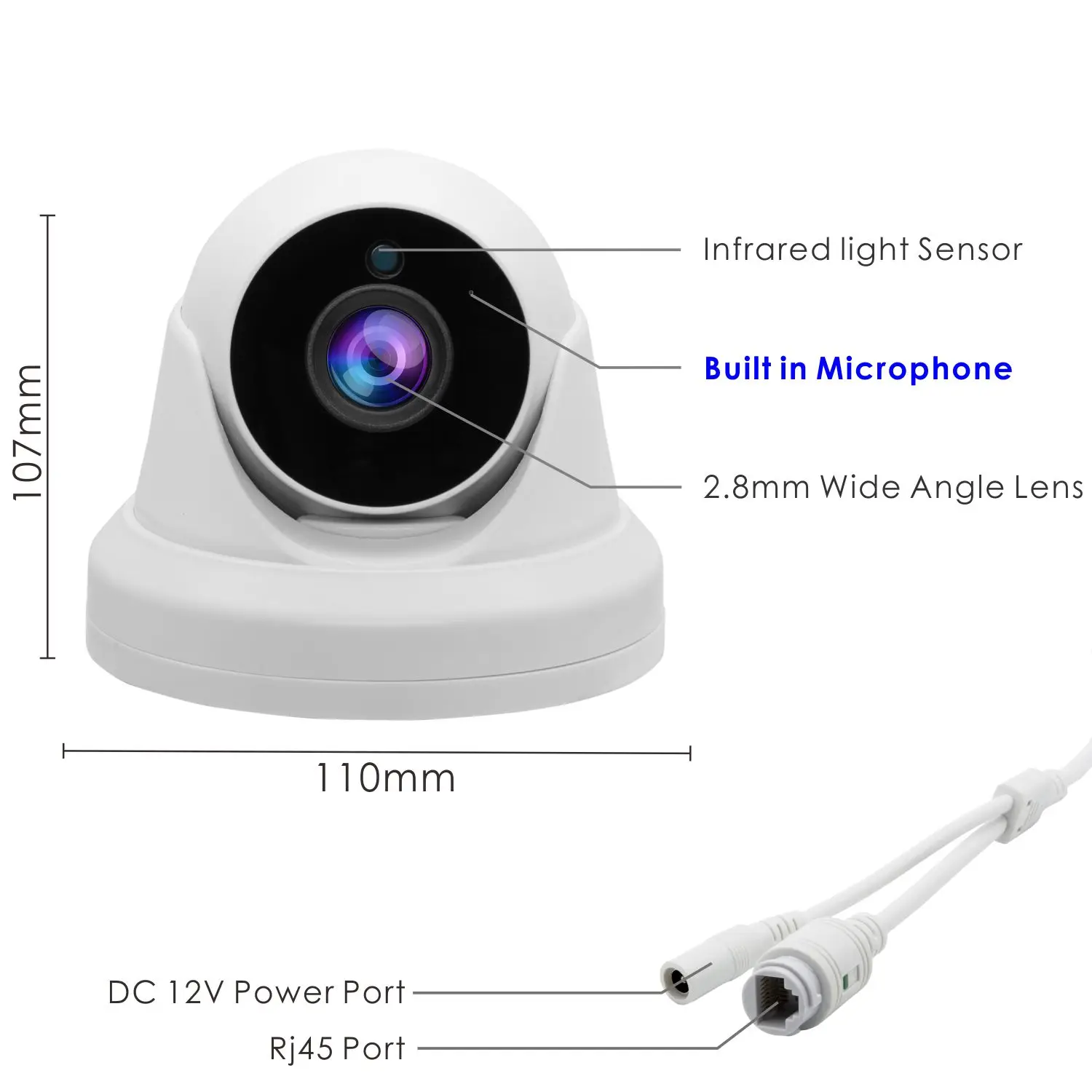 Security camera system 2mp network camera dome cctv surveillance system cctv camera